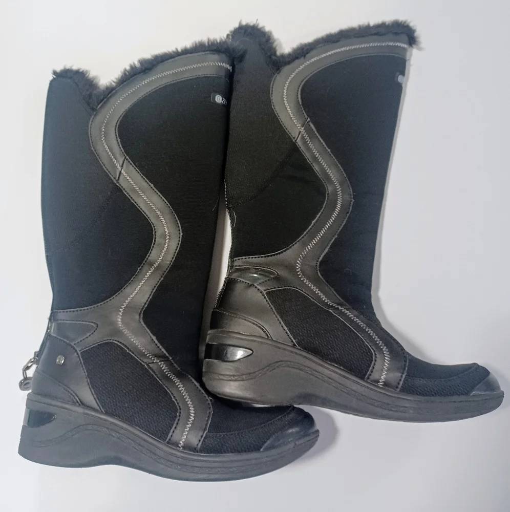 Bzees Black Winter Boots - Picture 1 of 7